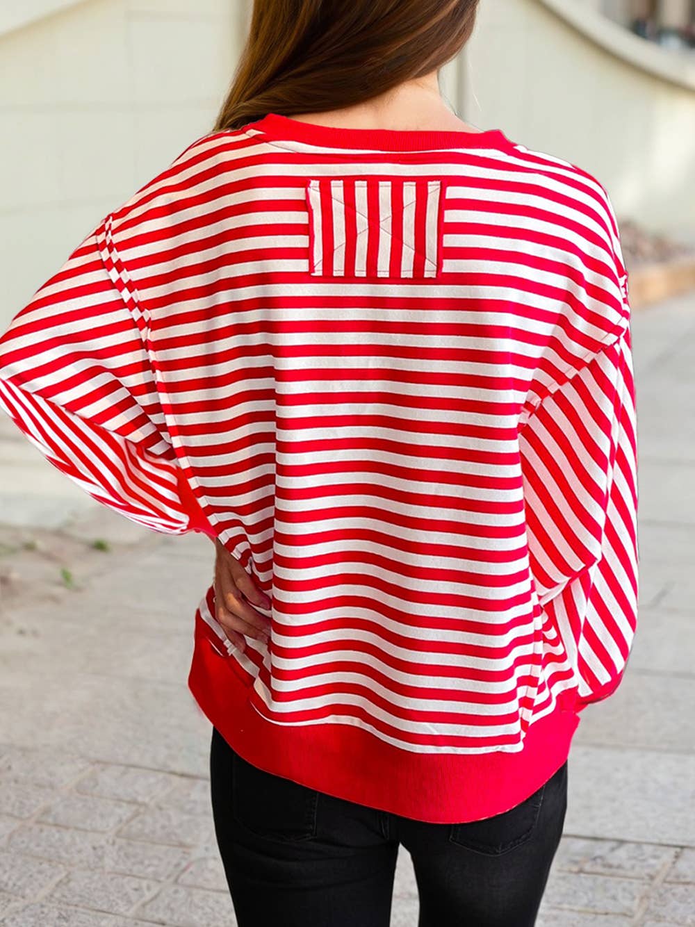 Stripe Long Sleeve Top