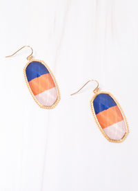 Downfield Striped Earring