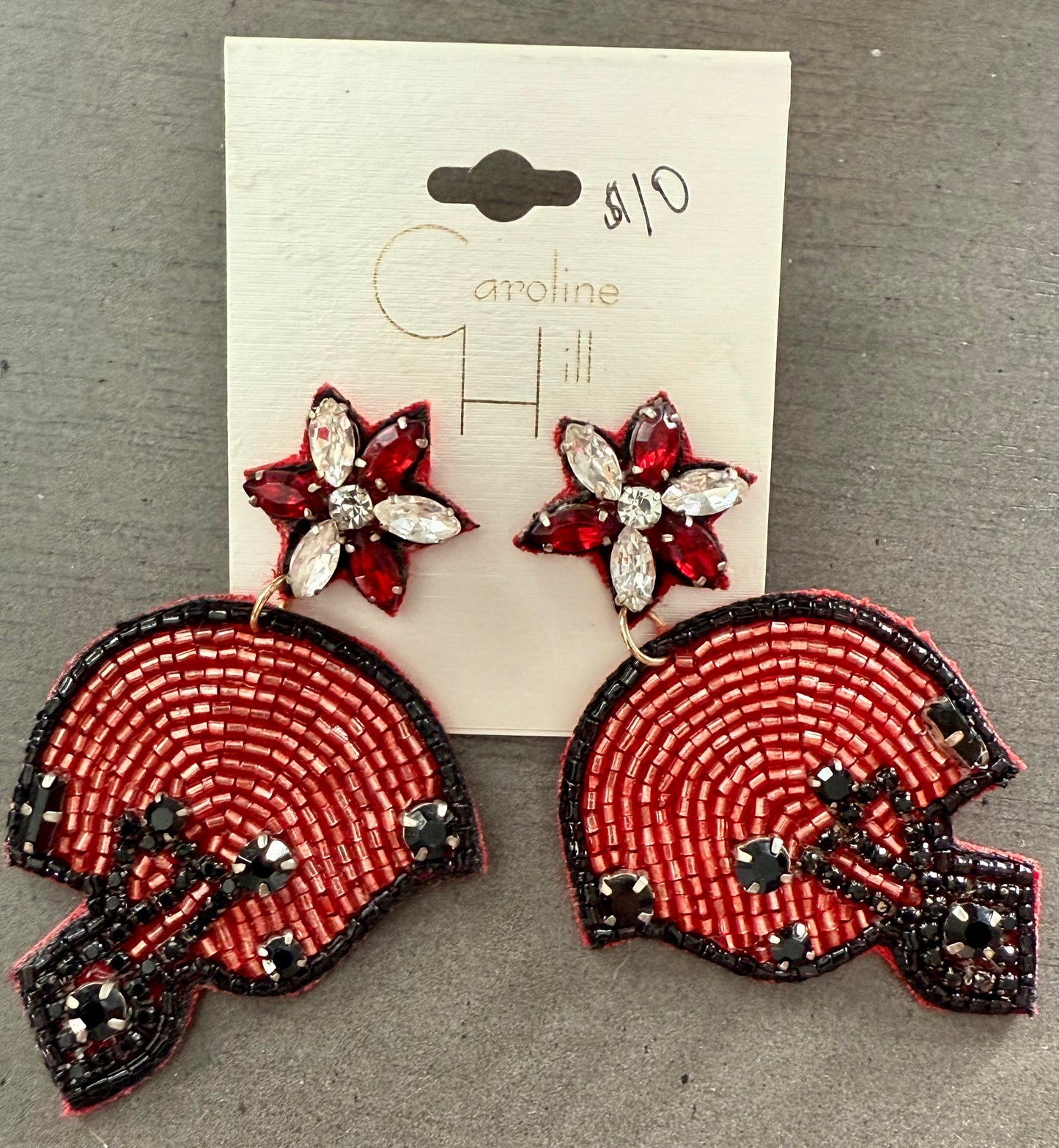 Football Helmet Earring