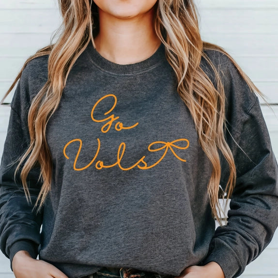 Go Vols Bow Sweatshirt