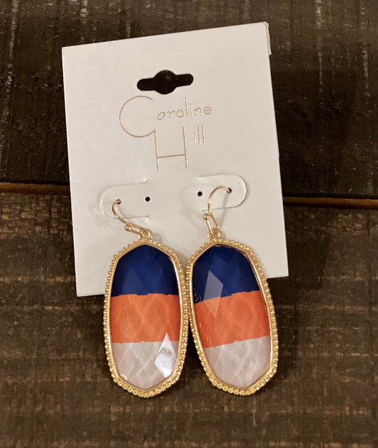 Downfield Striped Earring