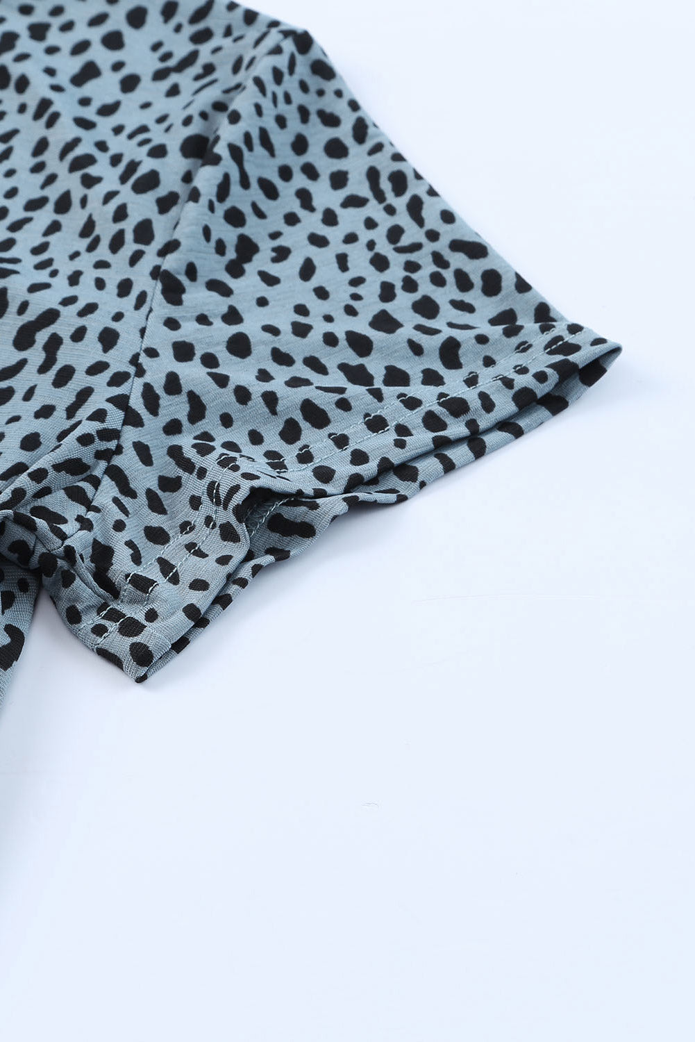 Cheetah Print Crew Neck T-Shirt