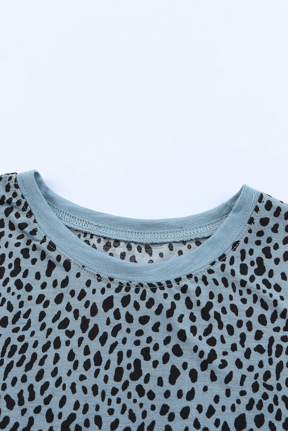 Cheetah Print Crew Neck T-Shirt