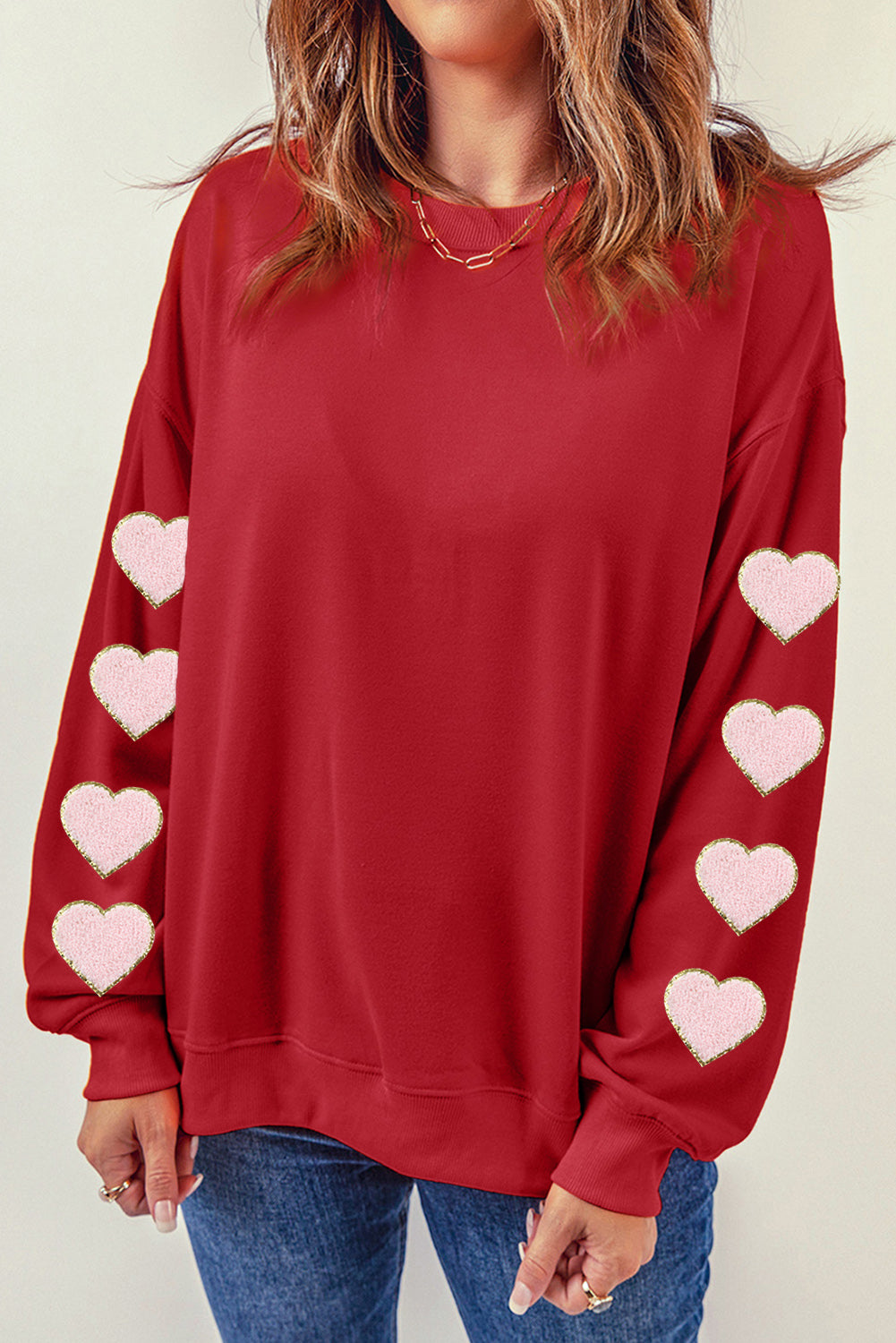 Heart Sleeved Sweatshirt