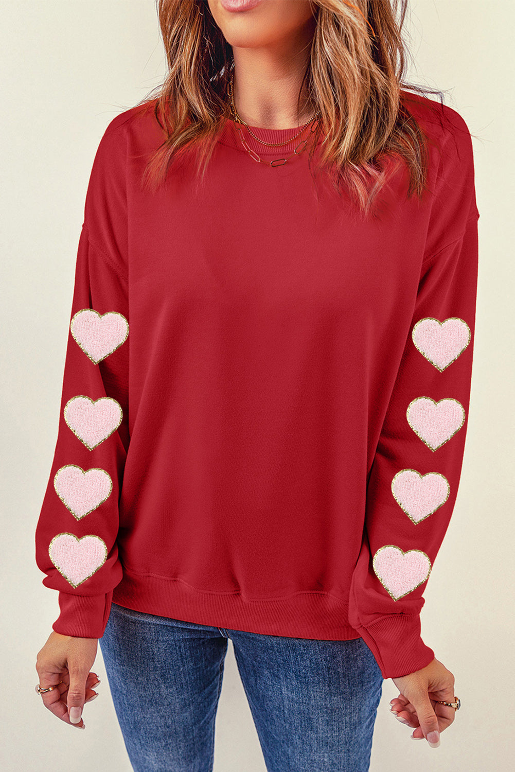 Heart Sleeved Sweatshirt
