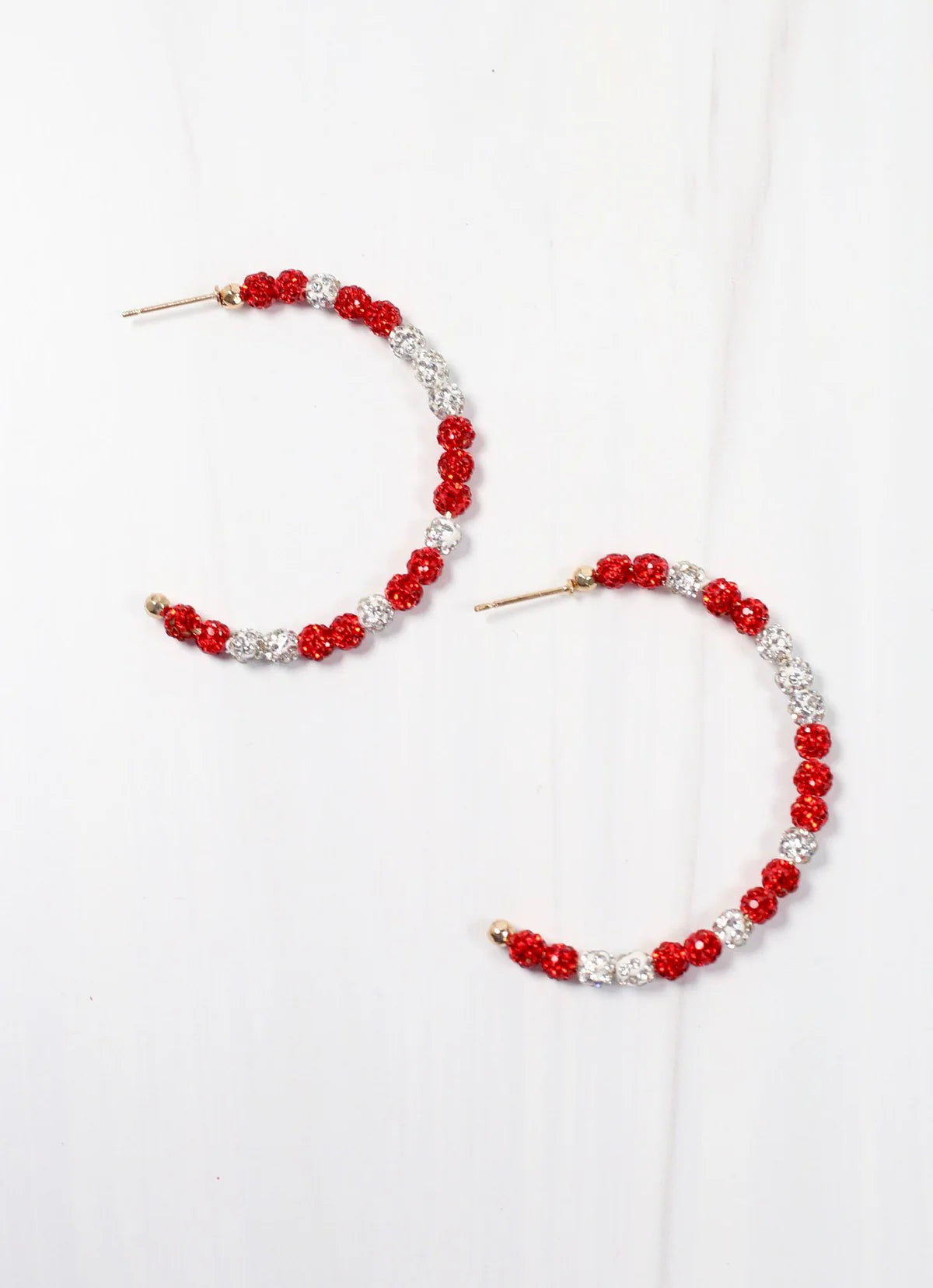 Pave Hoop Earring