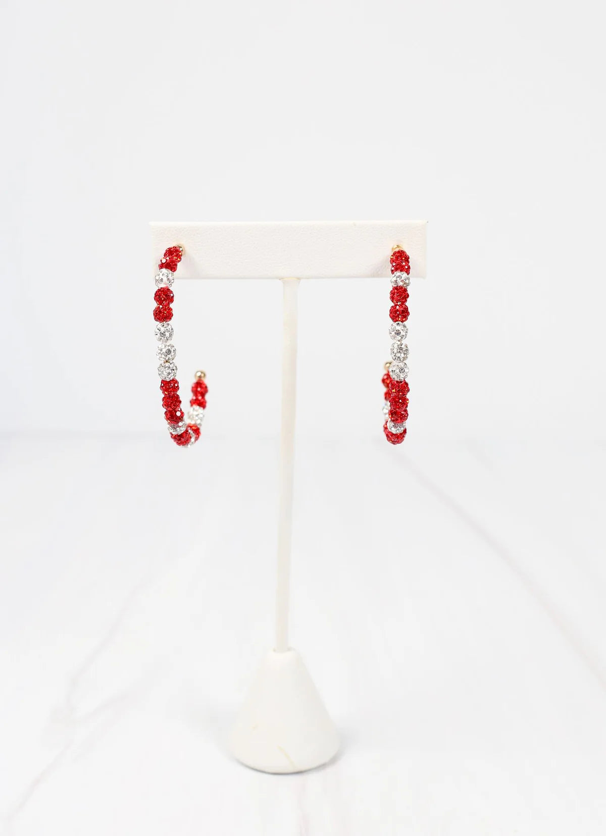 Pave Hoop Earring