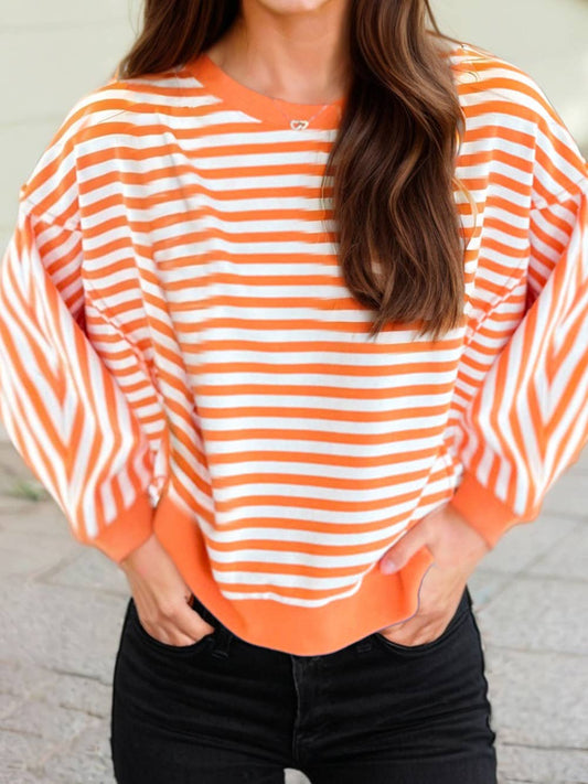 Stripe Long Sleeve Top