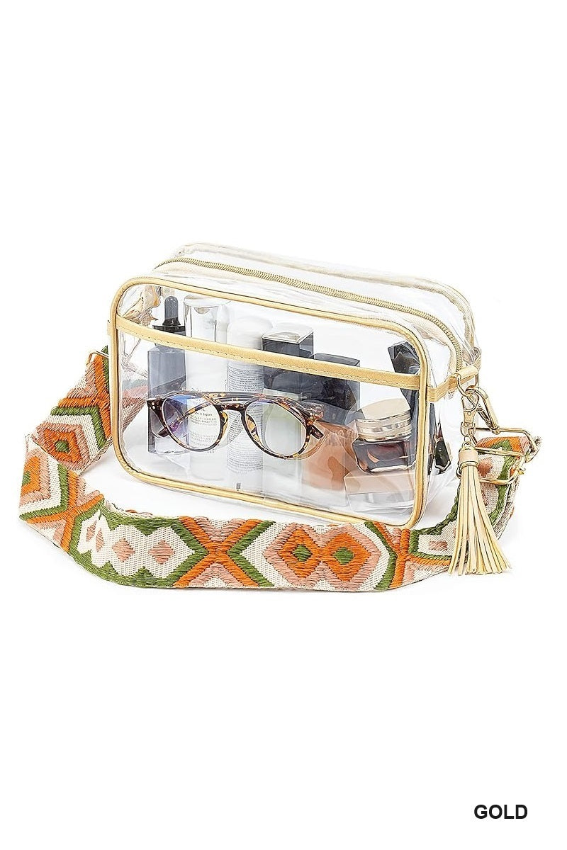 Clear Stadium Crossbody Bag