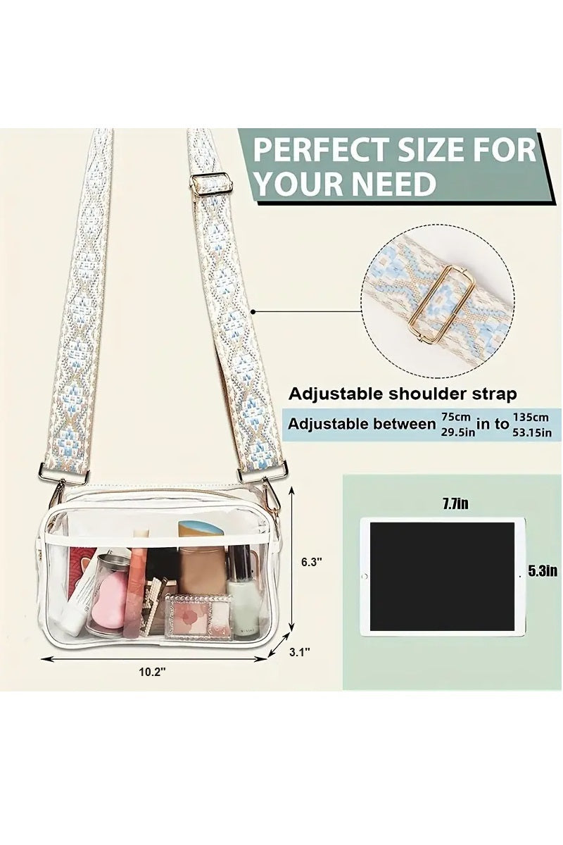 Clear Stadium Crossbody Bag