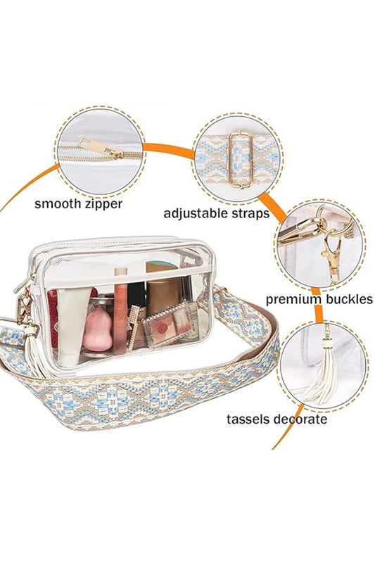 Clear Stadium Crossbody Bag