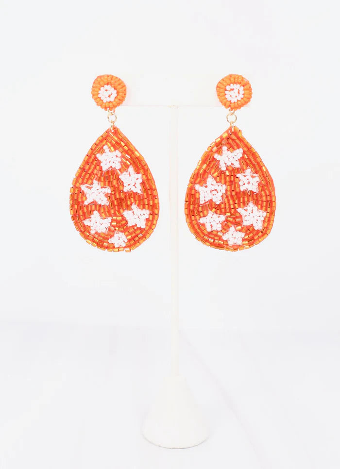 Clinton Star Beaded Earring