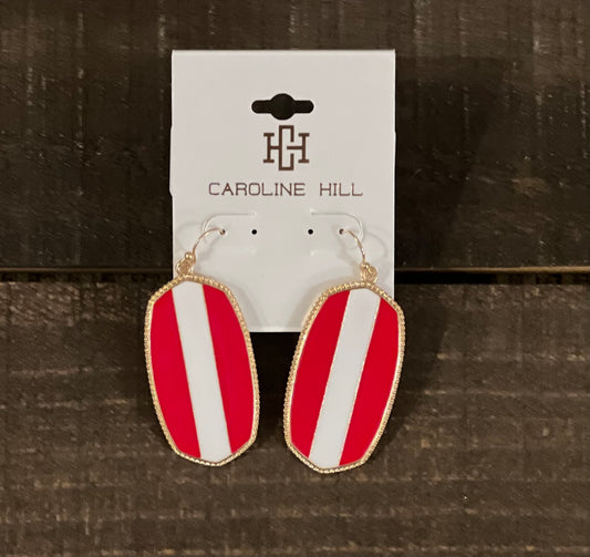 Striped Drop Earring