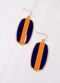 Striped Drop Earring