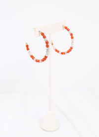 Pave Hoop Earring