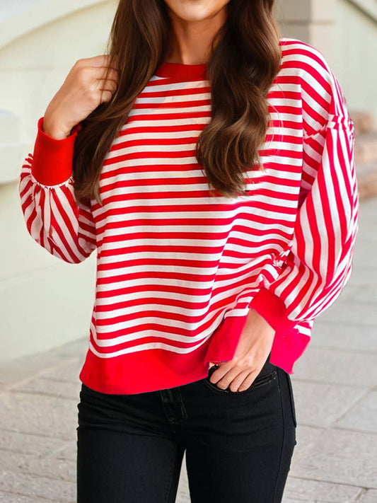 Stripe Long Sleeve Top