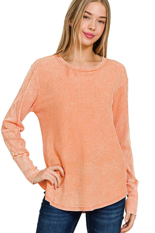 Zenana Baby Waffle Top